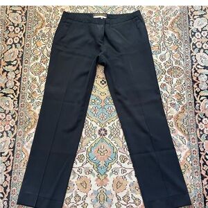 Louis Vuitton Uniform Dress Pants Wool Womens US12 F44 Black Straight Career